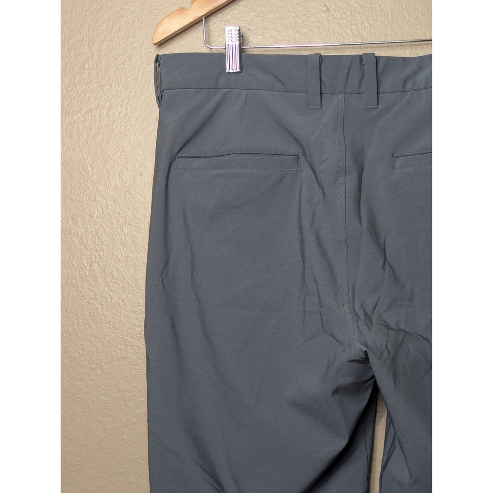 BOEN Performance Golf Pants Mens 34 Gray Gorpcore‎ Tech Chino Trousers - Picture 12 of 13